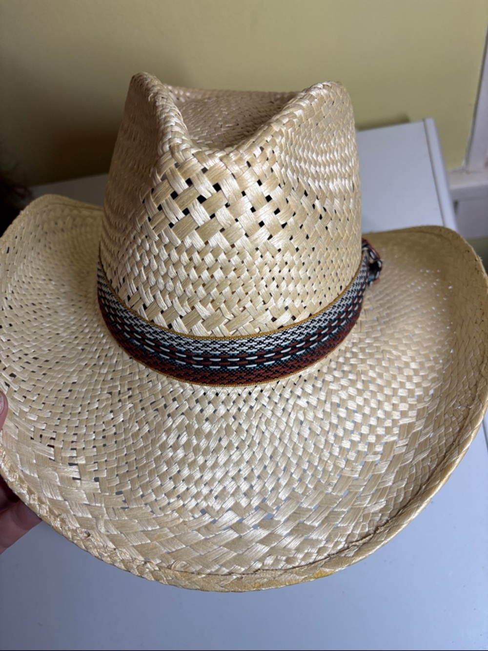 Resistol Vintage Opryland USA Theme Park Stagecoach Straw Hat 7 3/8